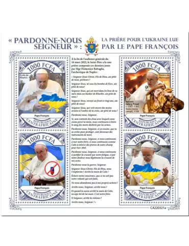 n° 9181/9184 - Timbre CENTRAFRIQUE Poste