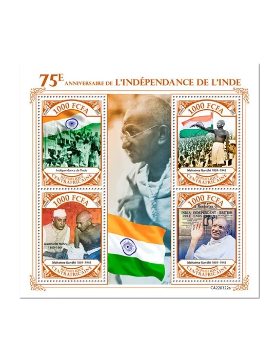 n° 9185/9188 - Timbre CENTRAFRIQUE Poste