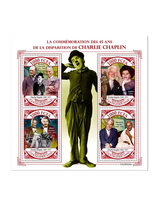 n° 9193/9196 - Timbre CENTRAFRIQUE Poste