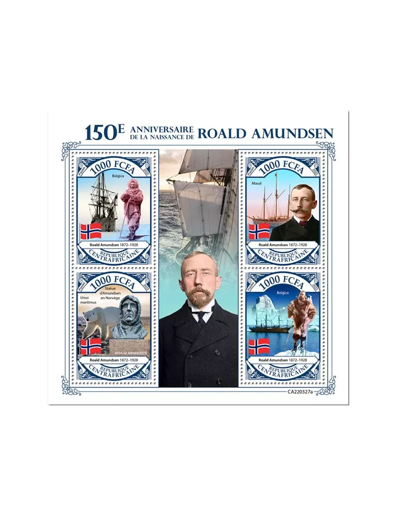 n° 9205/9208 - Timbre CENTRAFRIQUE Poste