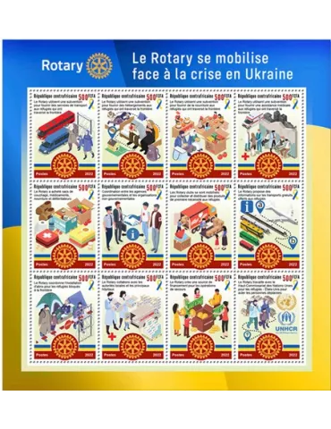 n° 9242/9253 - Timbre CENTRAFRIQUE Poste