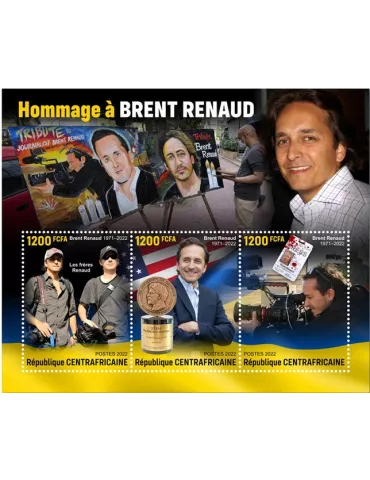 n° 9268/9270 - Timbre CENTRAFRIQUE Poste