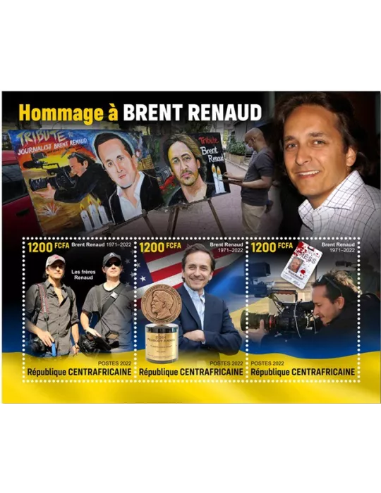 n° 9268/9270 - Timbre CENTRAFRIQUE Poste