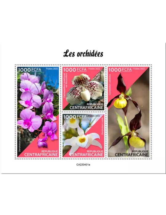 n° 9272/9275 - Timbre CENTRAFRIQUE Poste