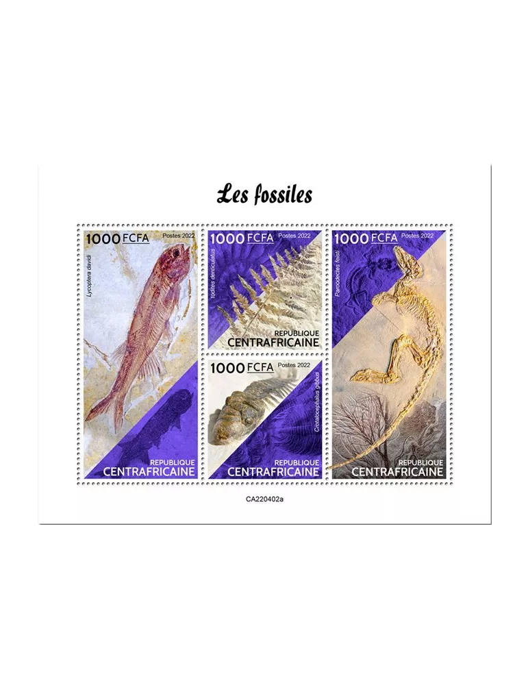 n° 9276/9279 - Timbre CENTRAFRIQUE Poste