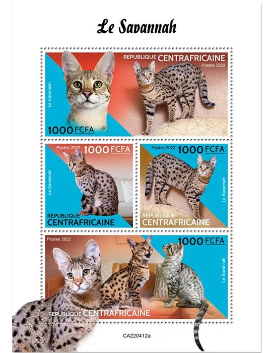 n° 9316/9319 - Timbre CENTRAFRIQUE Poste