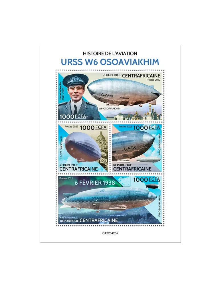 n° 9368/9371 - Timbre CENTRAFRIQUE Poste