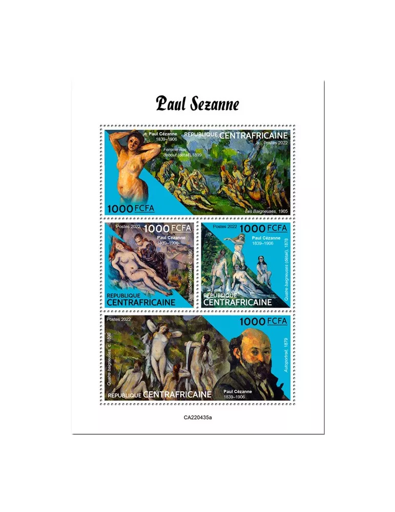 n° 9408/9411 - Timbre CENTRAFRIQUE Poste