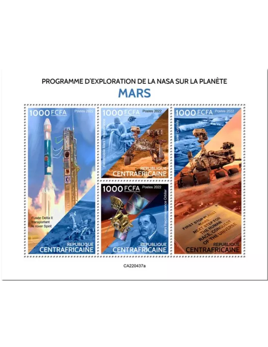 n° 9416/9419 - Timbre CENTRAFRIQUE Poste