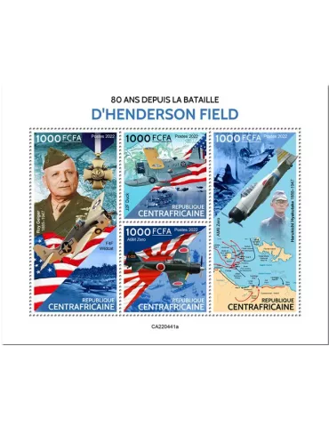 n° 9432/9435 - Timbre CENTRAFRIQUE Poste