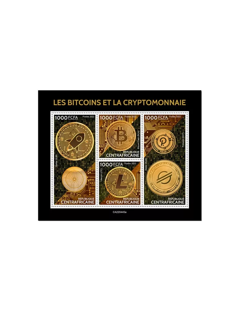 n° 9448/9451 - Timbre CENTRAFRIQUE Poste