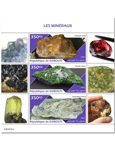 n° 3842/3844 - Timbre DJIBOUTI Poste