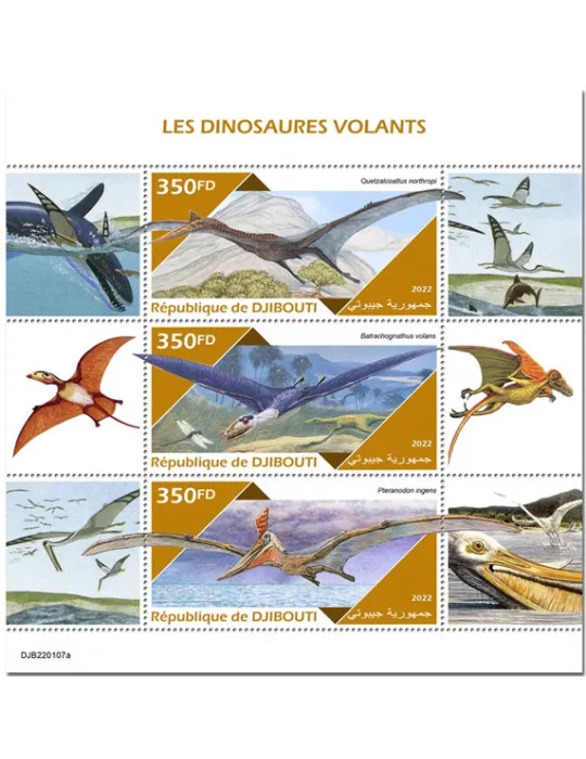 n° 3860/3862 - Timbre DJIBOUTI Poste