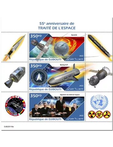 n° 3893/3895 - Timbre DJIBOUTI Poste