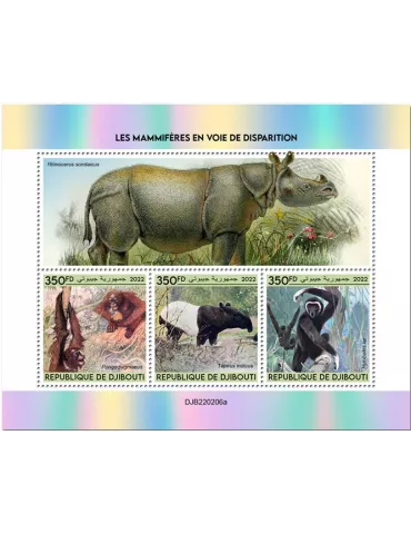 n° 3951/3953 - Timbre DJIBOUTI Poste