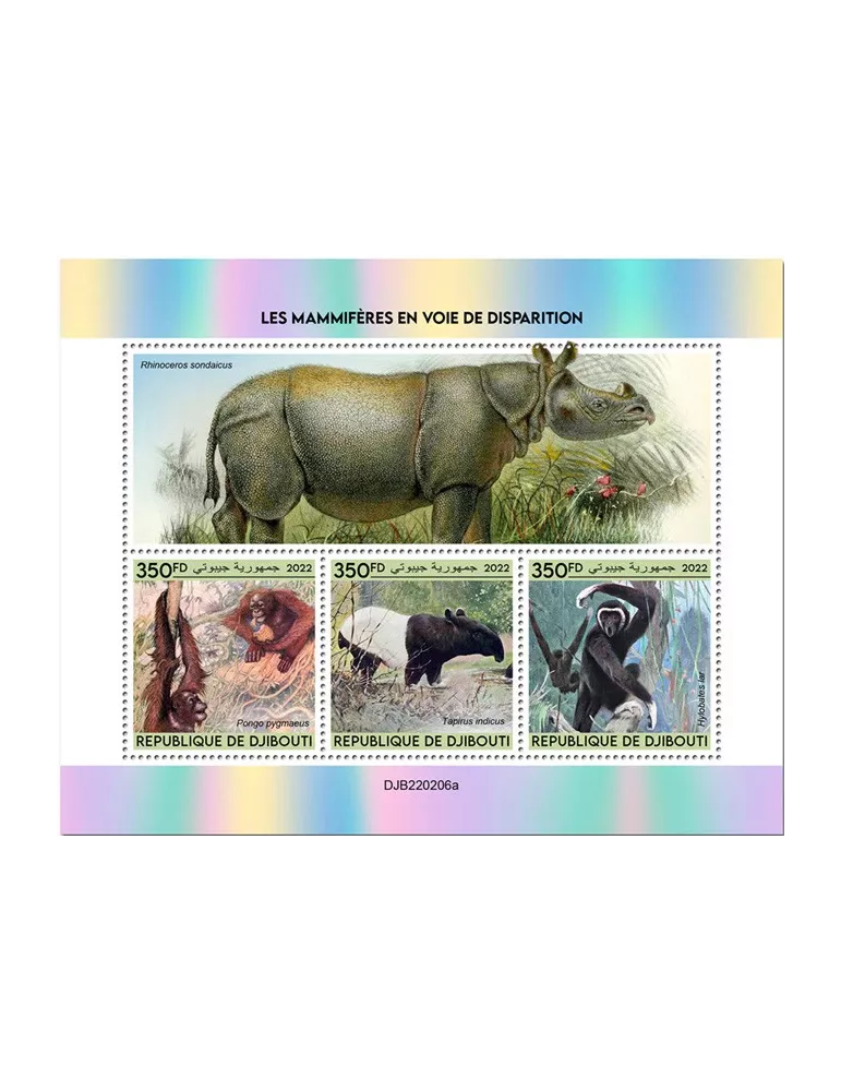 n° 3951/3953 - Timbre DJIBOUTI Poste