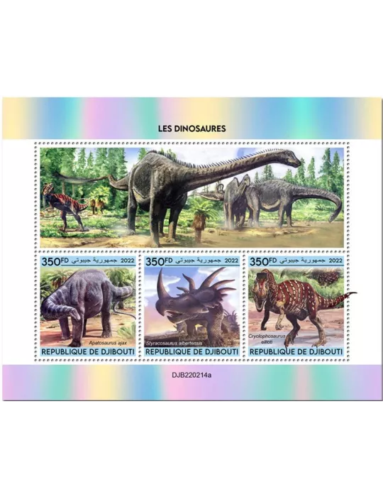 n° 3975/3977 - Timbre DJIBOUTI Poste