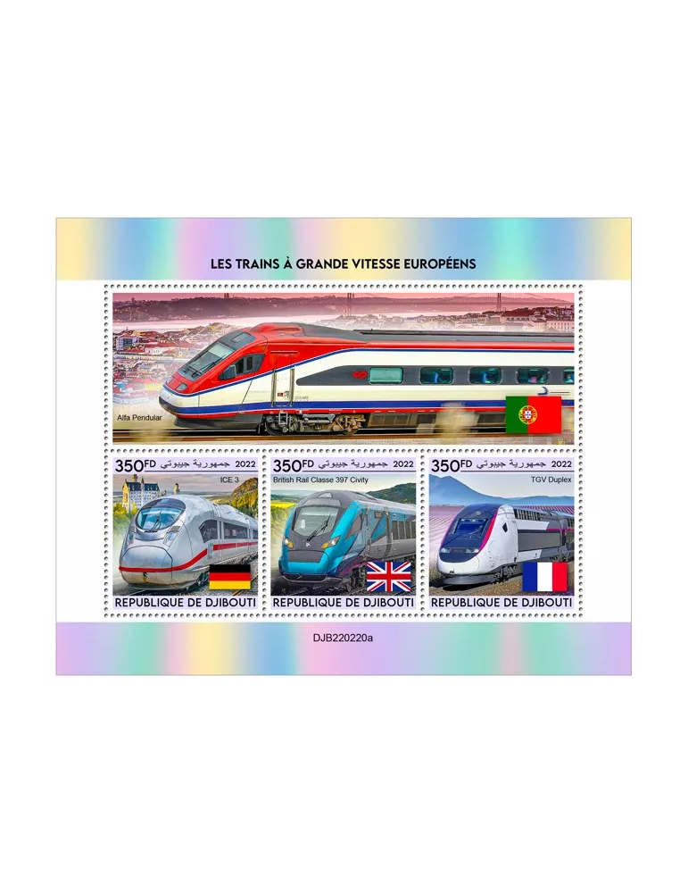 n° 3993/3995 - Timbre DJIBOUTI Poste