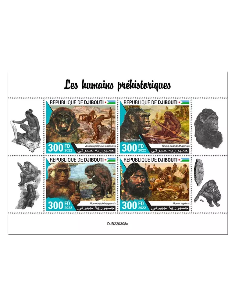 n° 4082/4085 - Timbre DJIBOUTI Poste