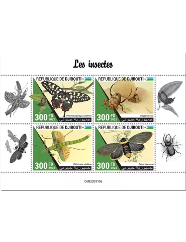 n° 4090/4093 - Timbre DJIBOUTI Poste