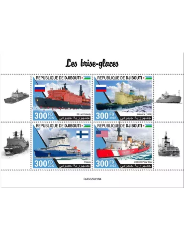 n° 4122/4125 - Timbre DJIBOUTI Poste