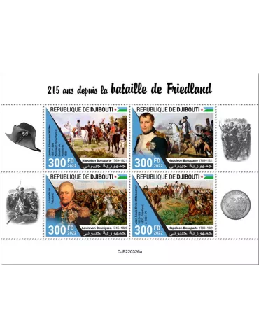 n° 4154/4157 - Timbre DJIBOUTI Poste