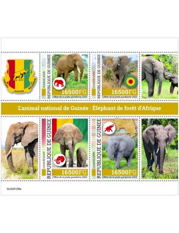 n° 11637/11640 - Timbre GUINÉE Poste