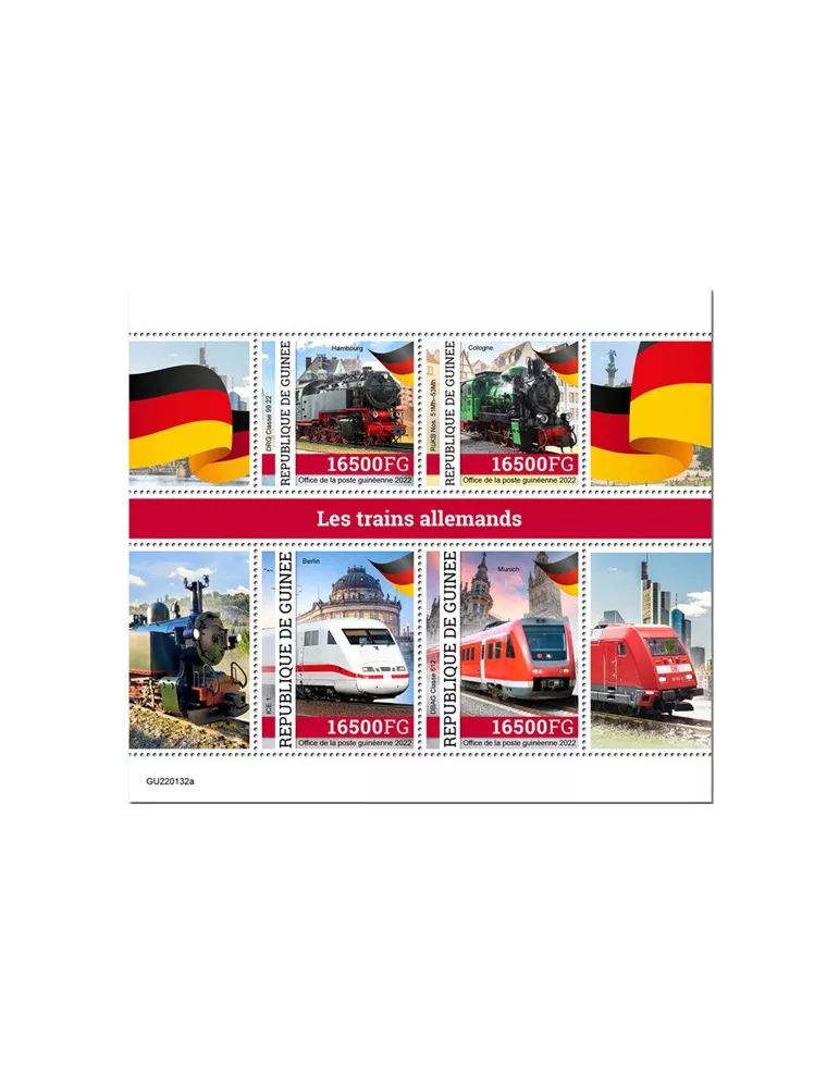 n° 11653/11656 - Timbre GUINÉE Poste