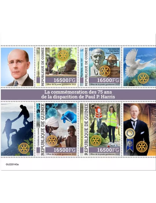 n° 11697/11700 - Timbre GUINÉE Poste