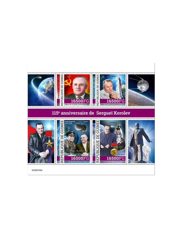 n° 11705/11708 - Timbre GUINÉE Poste