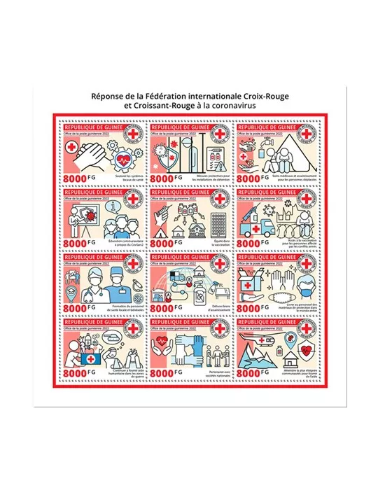 n° 11715/11726 - Timbre GUINÉE Poste