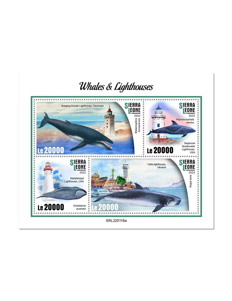 n° 10656/10659 - Timbre SIERRA LEONE Poste