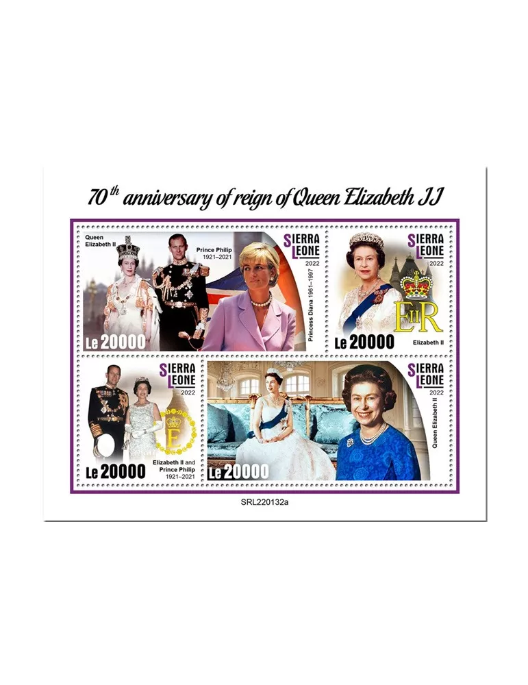 n° 10720/10723 - Timbre SIERRA LEONE Poste