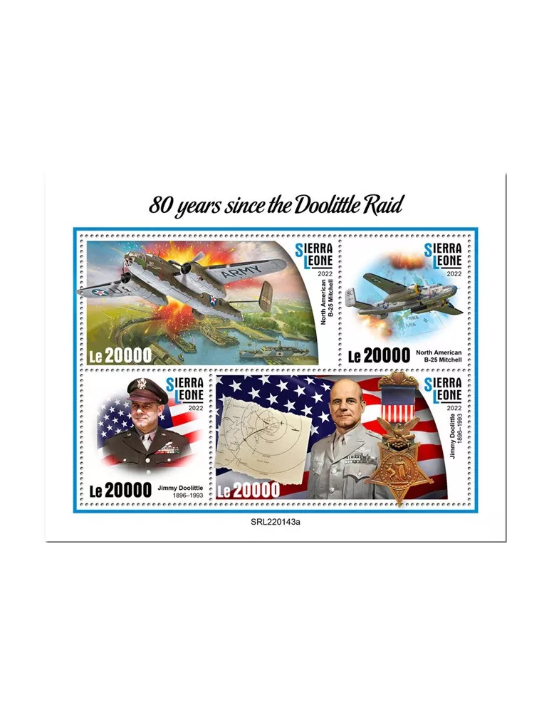 n° 10764/10767 - Timbre SIERRA LEONE Poste