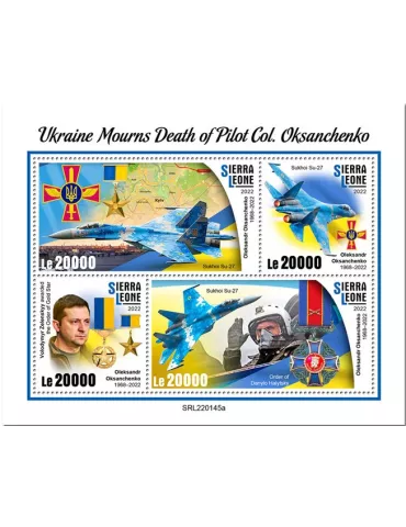 n° 10772/10775 - Timbre SIERRA LEONE Poste