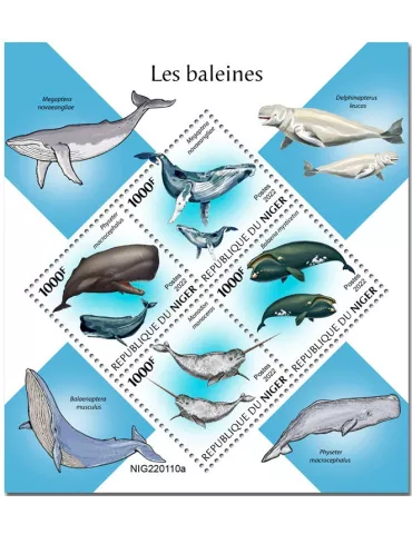 n° 6812/6815 - Timbre NIGER Poste