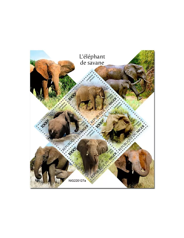 n° 6880/6883 - Timbre NIGER Poste