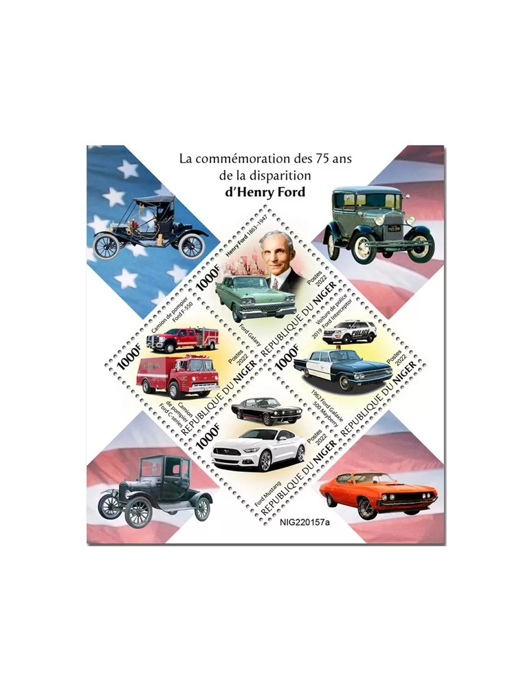 n° 7000/7003 - Timbre NIGER Poste