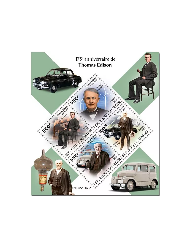 n° 7024/7027 - Timbre NIGER Poste