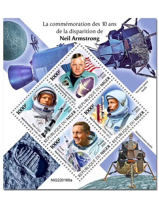 n° 7036/7039 - Timbre NIGER Poste