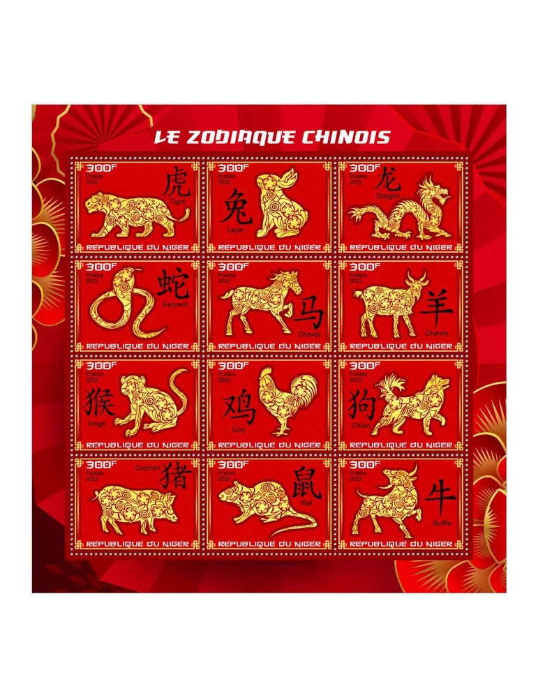 n° 7048/7059 - Timbre NIGER Poste