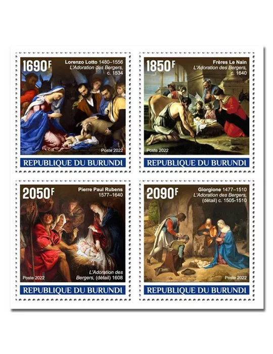 n° 2704/2707 - Timbre BURUNDI Poste