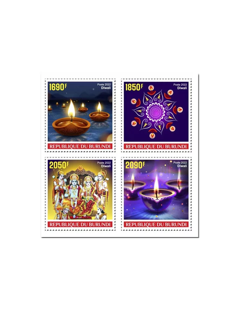 n° 2708/2711 - Timbre BURUNDI Poste