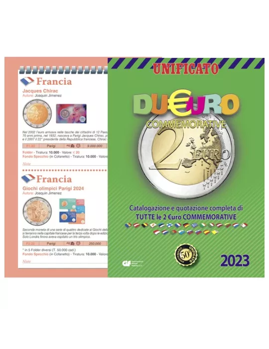 CATALOGUE 2 EURO COMMEMORATIVE DE UNIFICATO (2023)