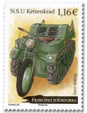 n° 886 - Timbre ANDORRE Poste
