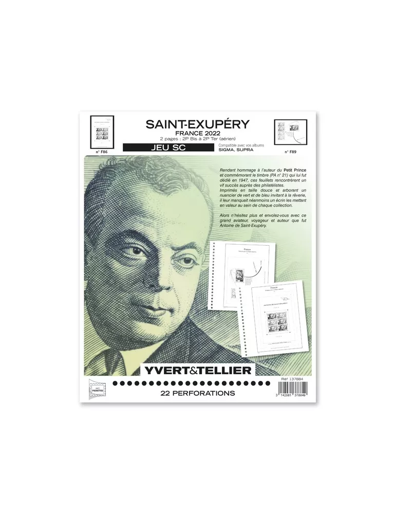 SAINT EXUPERY SC : 2022 (JEUX AVEC POCHETTES)
