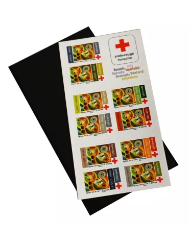 Pochettes double soudure - Lxh:85x165 mm (Fond noir) 2