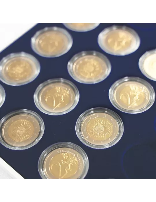 MEDAILLIER : 42 CASES RONDES (SPECIAL 2 EURO)