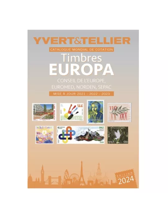 EUROPA - 2022 + Mise à jour 2024 (Catalogue des timbres EUROPA, Conseil de l'Europe, EUROMED, SEPAC, NORDEN)