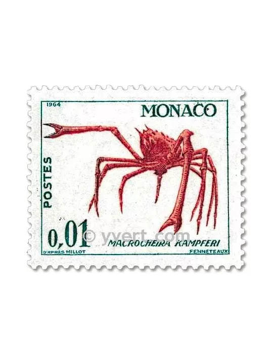 n° 537A/550A - Timbre Monaco Poste